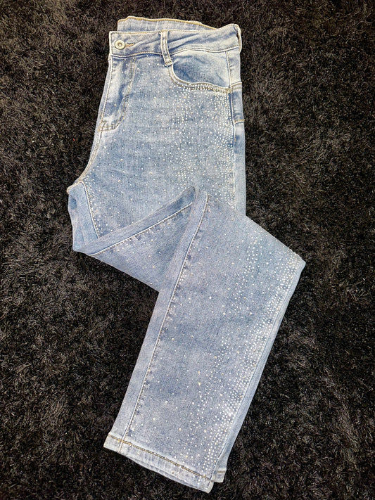 Jeans Push Up Brillantini